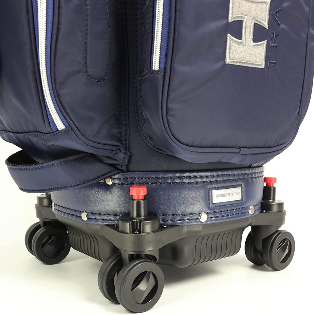 HELIX-Golf Golf Cart Bag, Easy to Carry, Retractable Golf Club Cart Bag with LocWheels Chassis and Latest Integrated Handgrip.