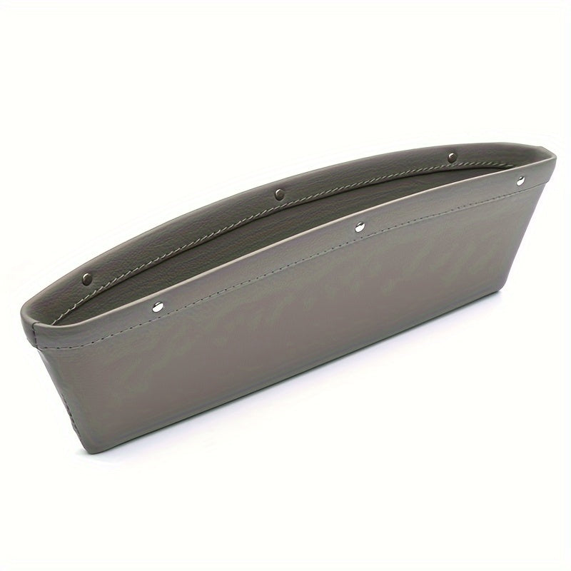 Car Seat Gaps Universal StoraBox Clip Seam Organizer Waterproof Car StoraBag PU Leather Sundries Box For Car