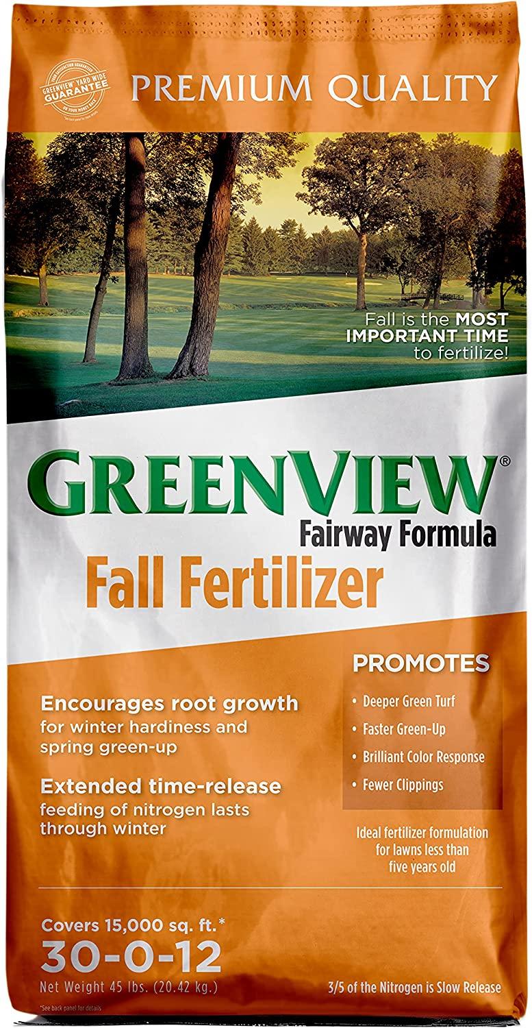 Greenview 2129861 Fairway Formula Fall Fertilizer - 45 lb - Covers 15,000 sq. ft., Multi