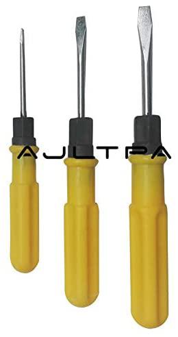 Screwdriver Multi-function 2/3/4inch Plastic Steel Dual Double Use Slotted Crossed Screwdriver Hand Tools Mini Screwer H4461 - (Color: 4 inch)