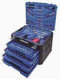 Kobalt 286-Piece Standard (SAE) and Metric Combination Polished Chrome Mechanics Tool Set