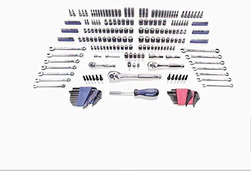 Kobalt 286-Piece Standard (SAE) and Metric Combination Polished Chrome Mechanics Tool Set