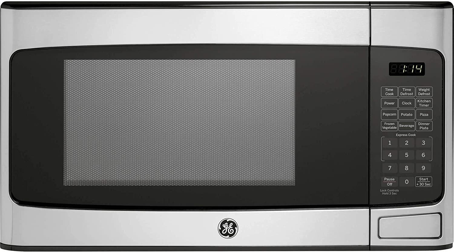 1.1 Cu Ft Countertop  Steel Microwave Oven JES1145SHSS (Renewed)