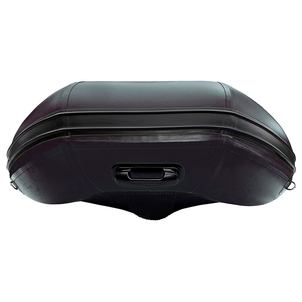 ALEKO Inflatable Air Floor Fishing Boat - 8.4 Foot - Black
