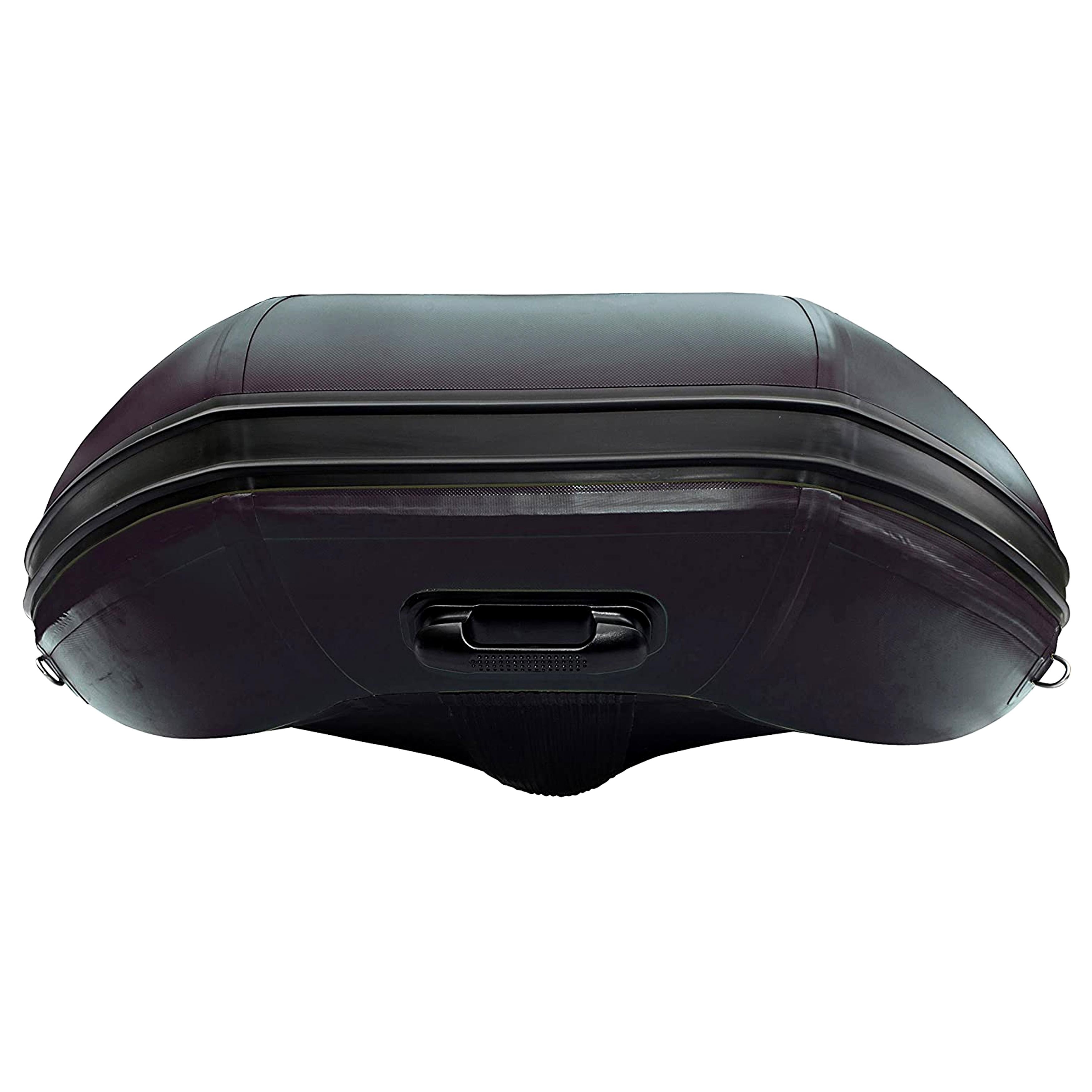ALEKO Inflatable Air Floor Fishing Boat - 8.4 Foot - Black