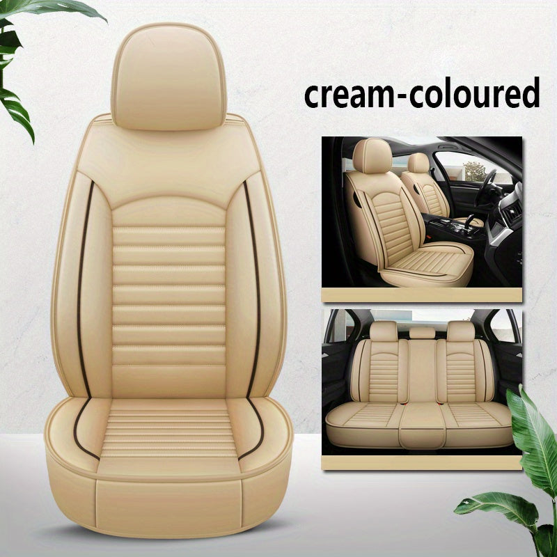 5 Seats Car Seat Cover Set, Four Seasons Universal Front Seat Cushion Car Seat Protector Car Seat Pad Cushion For Car Accessories