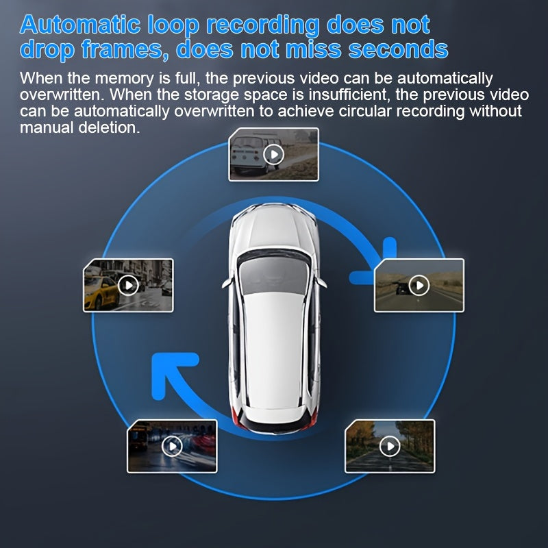 Full HD 1080P Car DVR Recorder With 140° Wide Angle View - Capture Every Moment While You Drive!