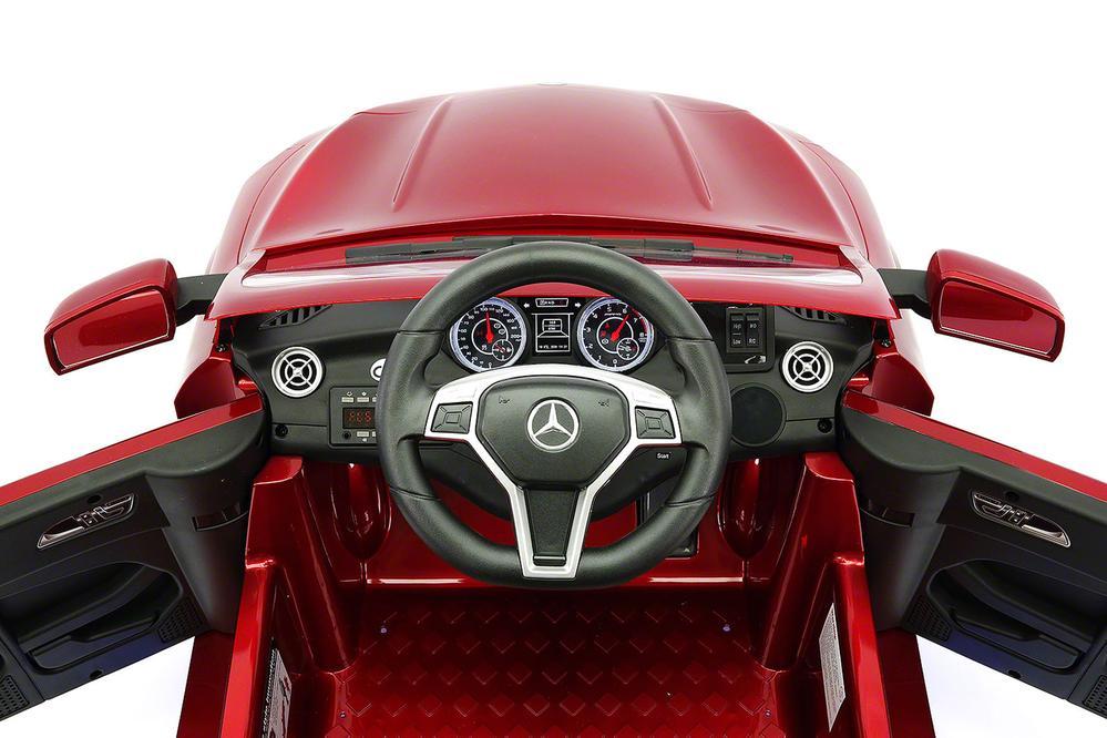 CARZ4KIDS MERCEDES CLA45 AMG 12V ELECTTRIC KIDS RIDE ON TOY CAR BATTERY POWERED LED WHEELS PARENTAL REMOTE MP3 PLAYER  | CHERRY RED METALLIC