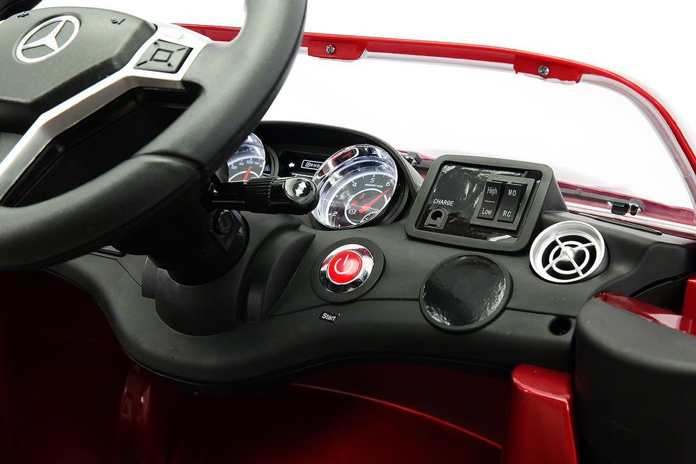 CARZ4KIDS MERCEDES CLA45 AMG 12V ELECTTRIC KIDS RIDE ON TOY CAR BATTERY POWERED LED WHEELS PARENTAL REMOTE MP3 PLAYER  | CHERRY RED METALLIC