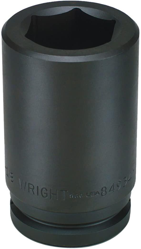 Wright Tool 84936 2-1/4-Inch 6 Point Deep Impact Socket with 1-1/2-Inch Drive