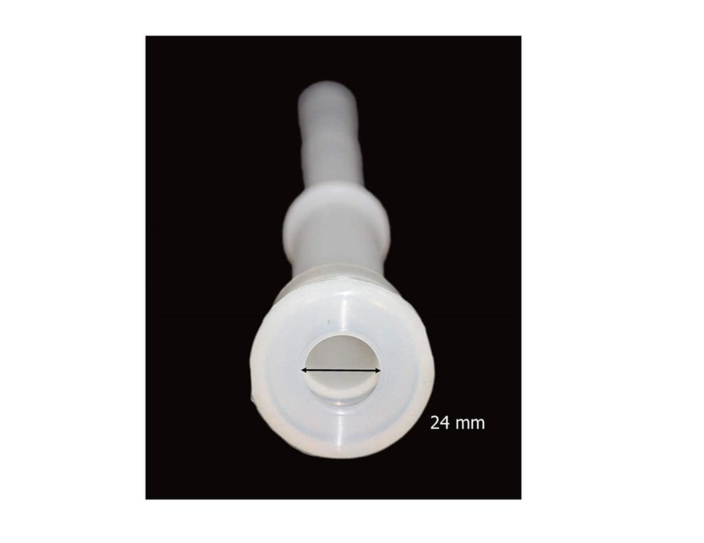 Melasty Cow MilCluster 200cc with Soft Silicone Liners and Clear Acrylic Shells That Allows You to See The Pulsation Rhythm in The Liners. (Medium Teat Cow)