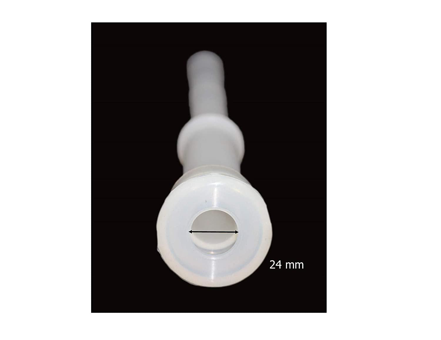 Melasty Cow MilCluster 200cc with Soft Silicone Liners and Clear Acrylic Shells That Allows You to See The Pulsation Rhythm in The Liners. (Medium Teat Cow)