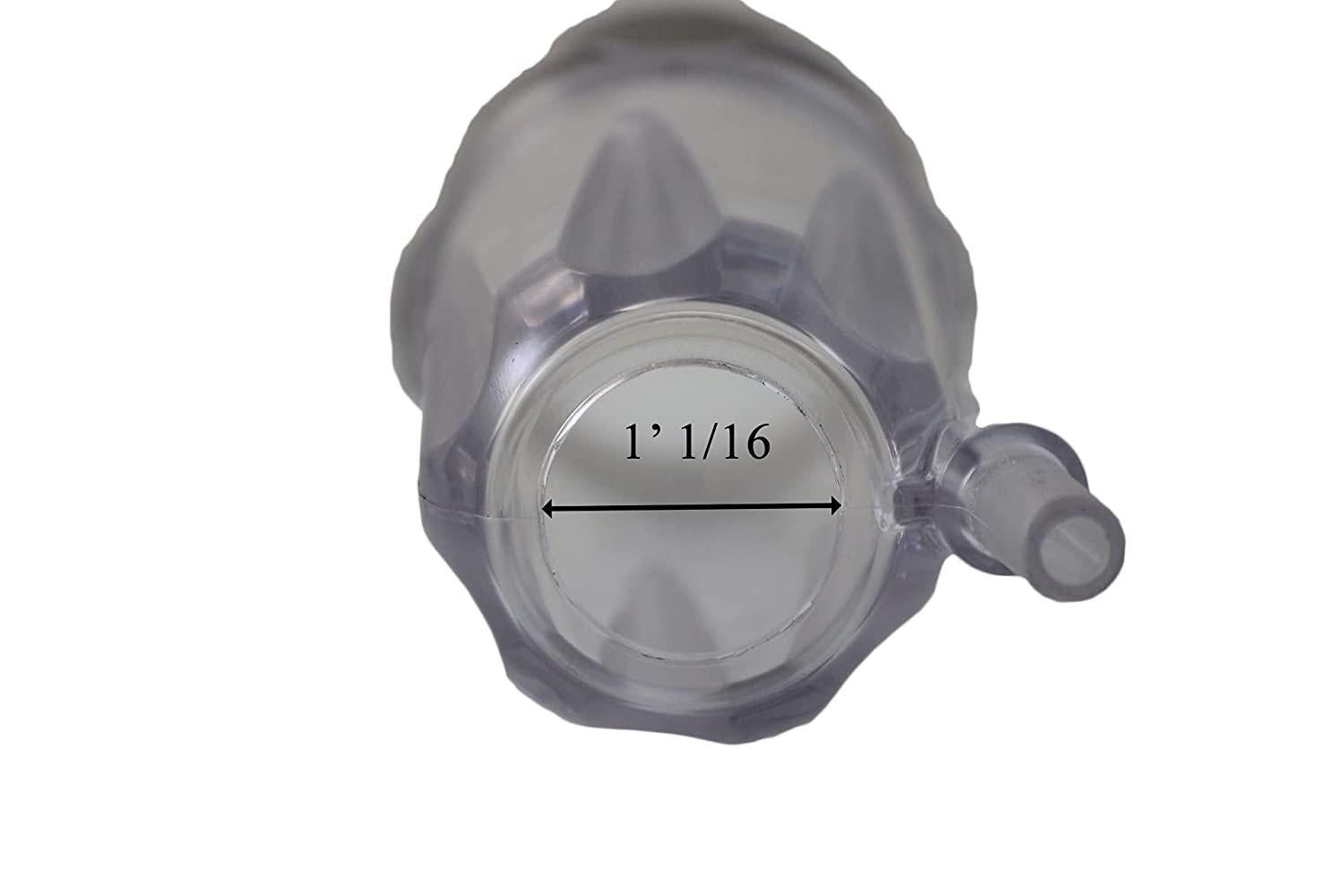 Melasty Cow MilCluster 200cc with Soft Silicone Liners and Clear Acrylic Shells That Allows You to See The Pulsation Rhythm in The Liners. (Medium Teat Cow)