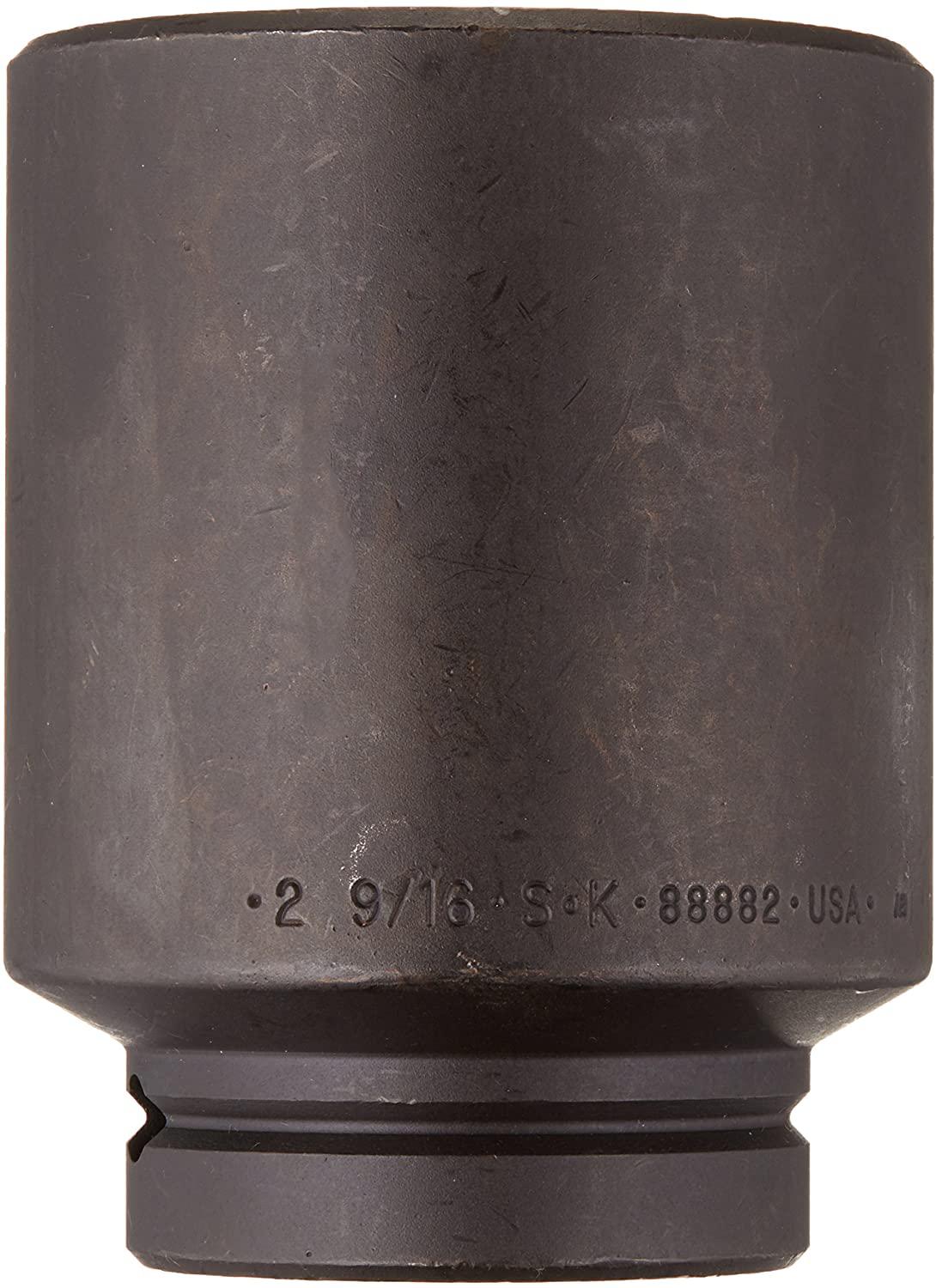 SK Hand Tool 88882 6-Point 1-Inch Drive Deep Impact Socket, 2-9/16-Inch