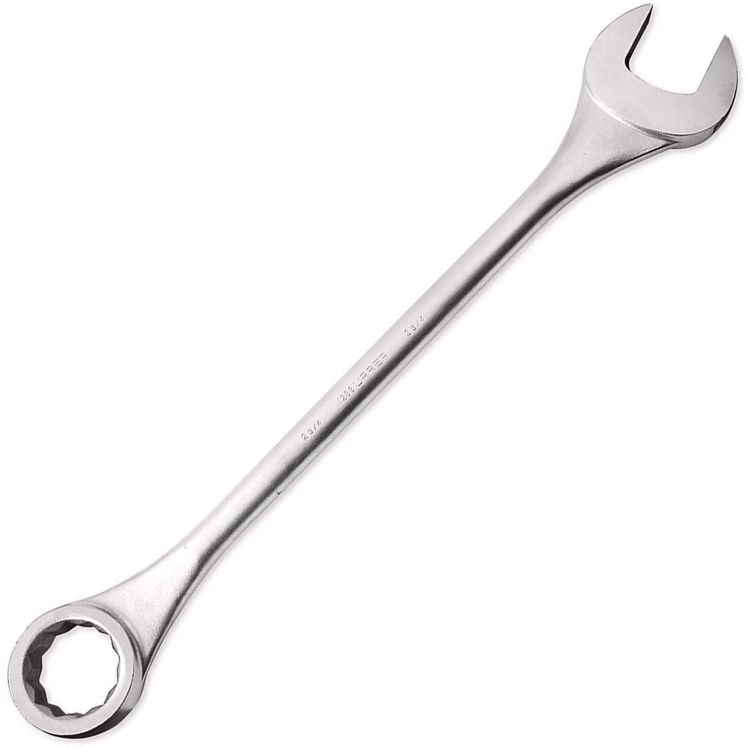 URREA 12-Point Combination Wrench - 2-5/16" Jumbo Mechanics Tool with Hot Drop Forged Construction &amp; Satin Finish - 1274