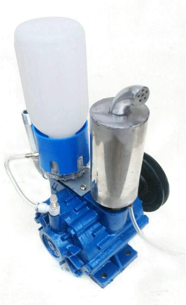 MilMachine Vacuum Pump, 250 L/Min Portable Cow Goat MilMachine Vacuum Pump Milker Bucket MilMachine Livestock MilEquipment