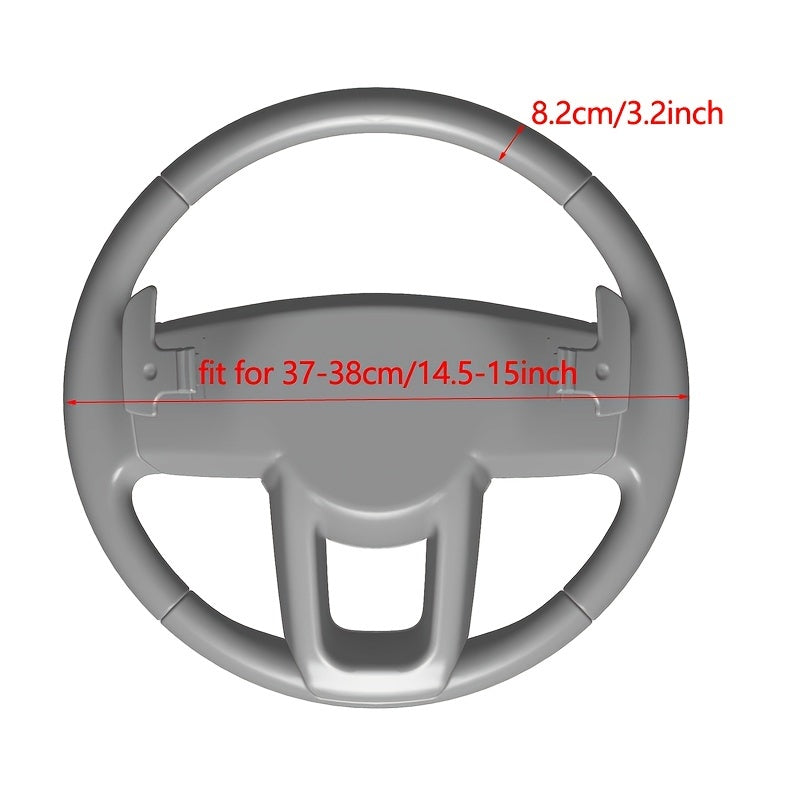 Stay Warm &amp; Stylish This Winter with Our Furry Steering Wheel Cover Set!