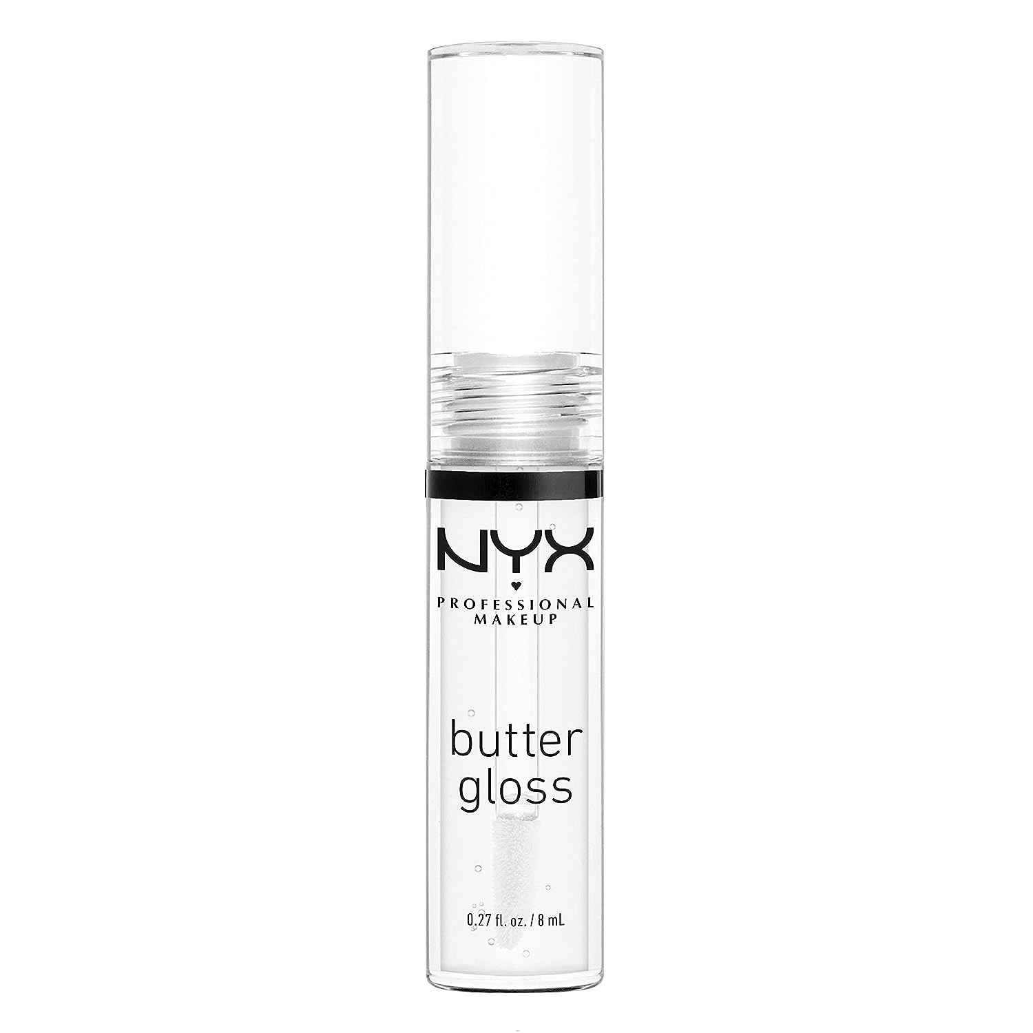 NYX PROFESSIONAL MAKEUP Butter Gloss, Non-Sticky Lip Gloss - Sugar Glass (Clear)
