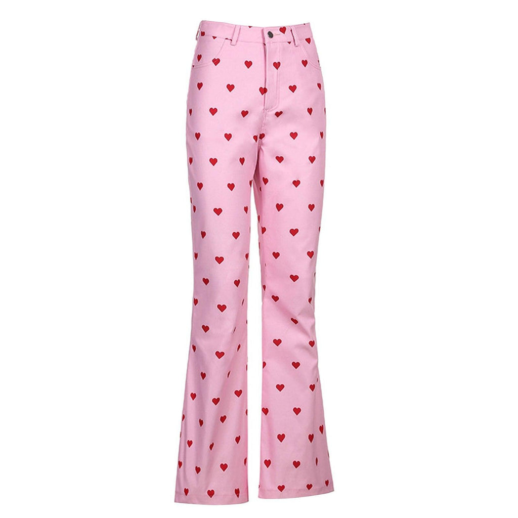 retro street straight leg pants