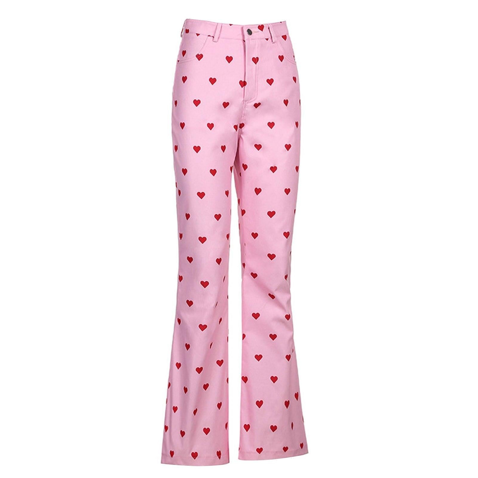 retro street straight leg pants