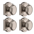 PrestiCarnaby Satin Nickel Hall/Closet Door Knob (4-Pack)