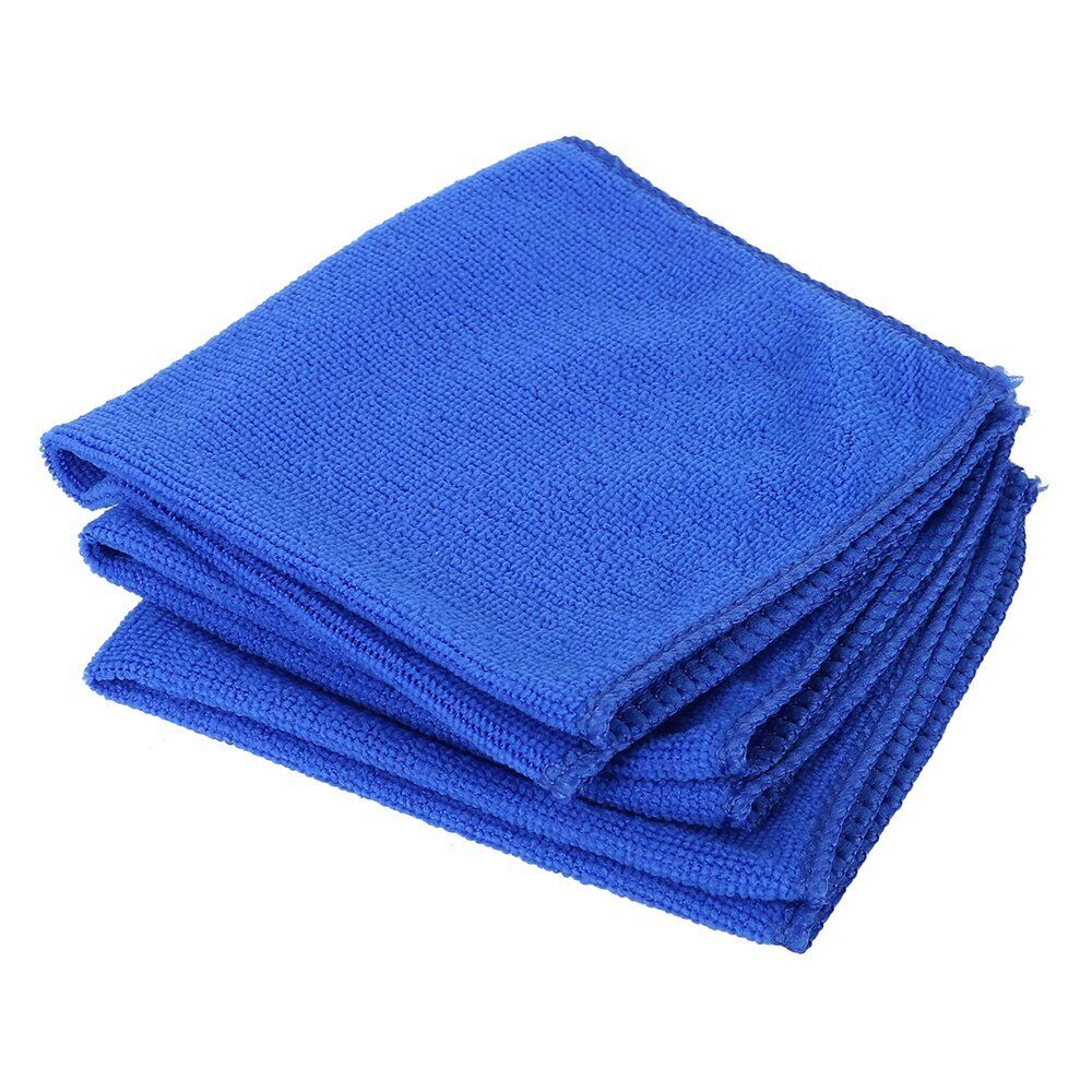 10pcs Microfiber Car Cleaning Towel Automobile Motorcycle Washing Glass Household Cleaning Small Towel