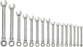 Williams WS-1122NRC Combo Ratcheting Wrench Set, 1/4-Inch - 1-1/4-Inch, 16-Piece