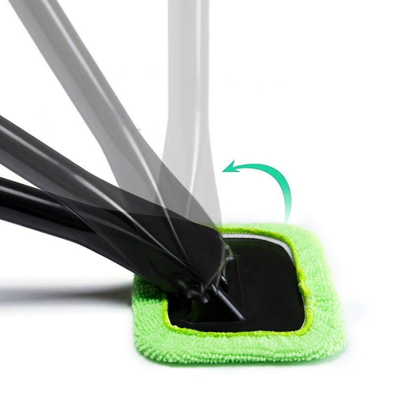 2PCS Window Cleaning Brush Kit: Get That Spotless Car Window Look With This Windshield Cleaning Wash Tool!
