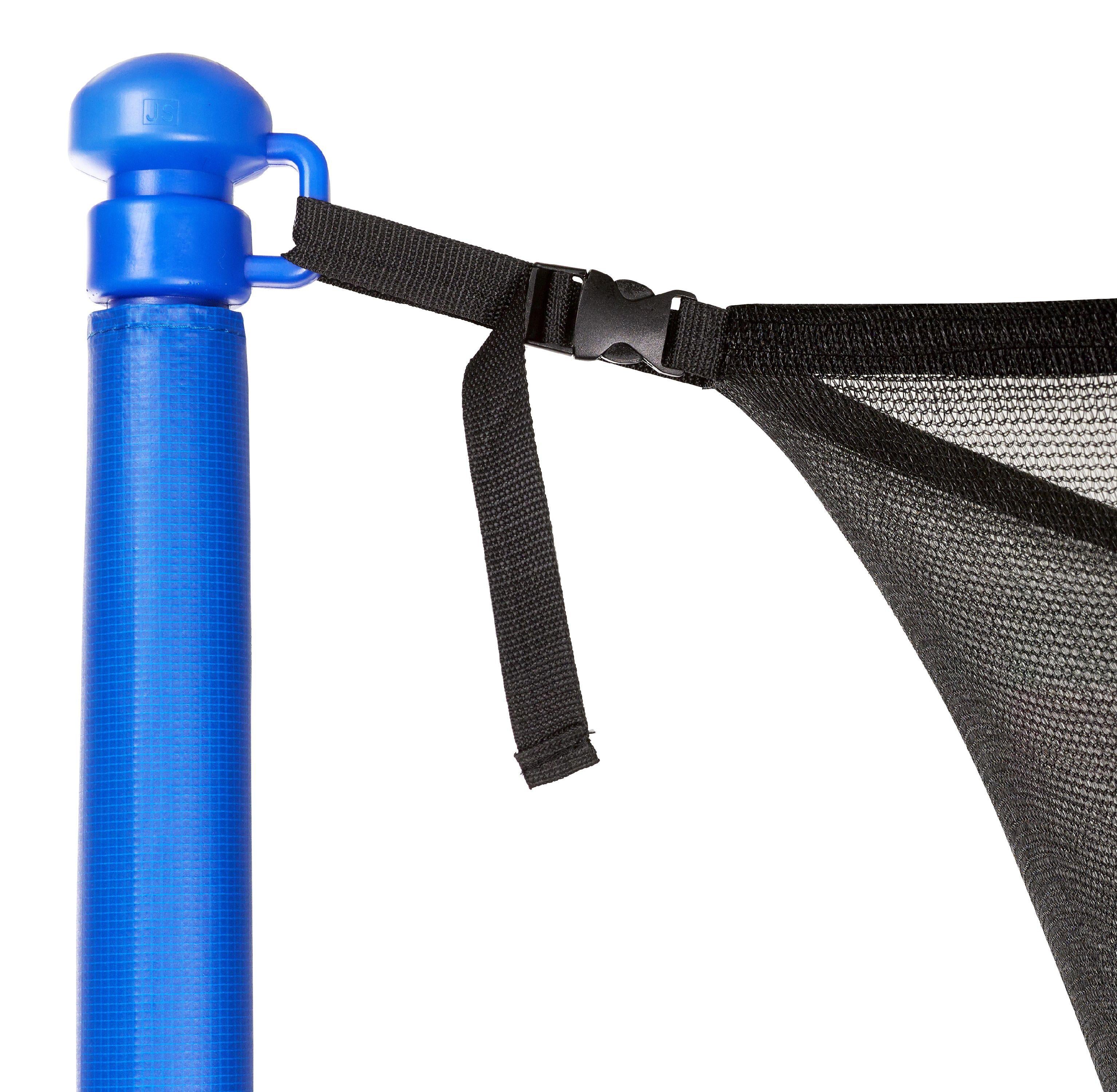 Upper Bounce 10' Trampoline, with Enclosure, Blue