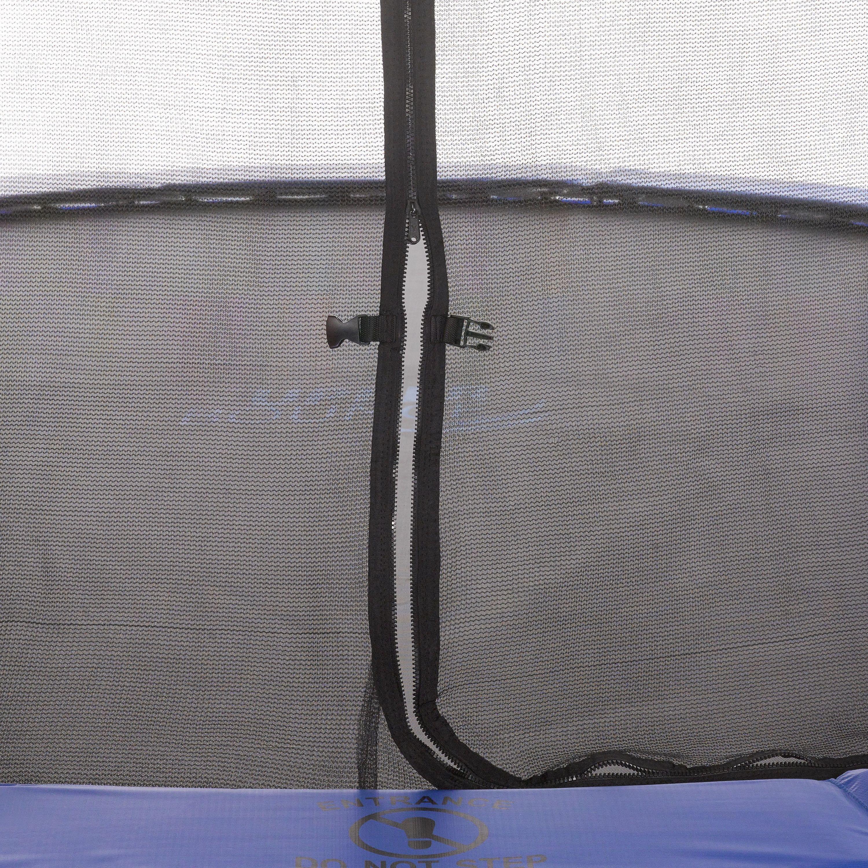 Upper Bounce 10' Trampoline, with Enclosure, Blue
