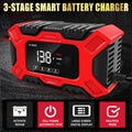 6A 12V Digital Car Battery Charger Full Automatic Car Battery Charger Power Puls Repair Chargers Lead Acid AGM Battery Charger