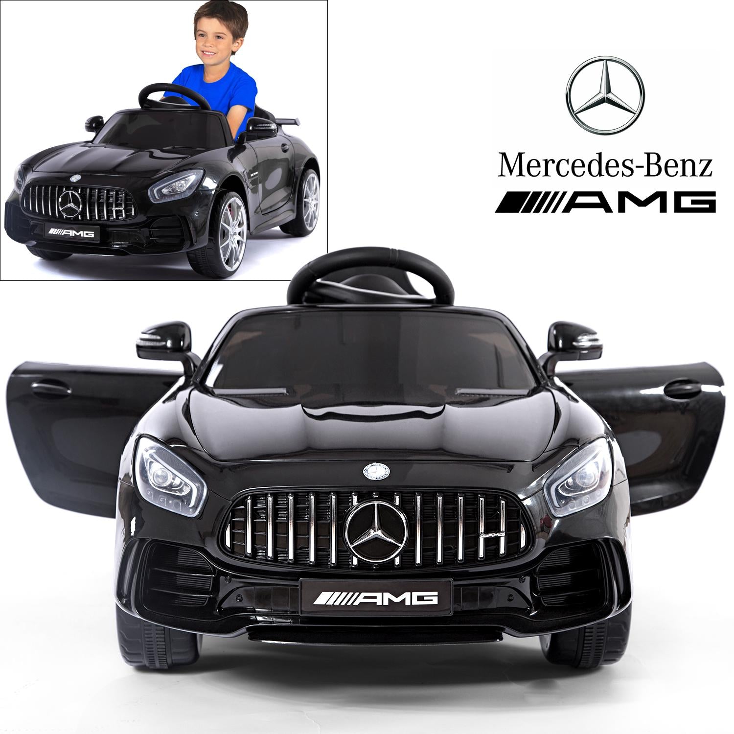 Mercedes Benz AMG GTR 12V Kids Electric Ride On Car w/ Remote Control