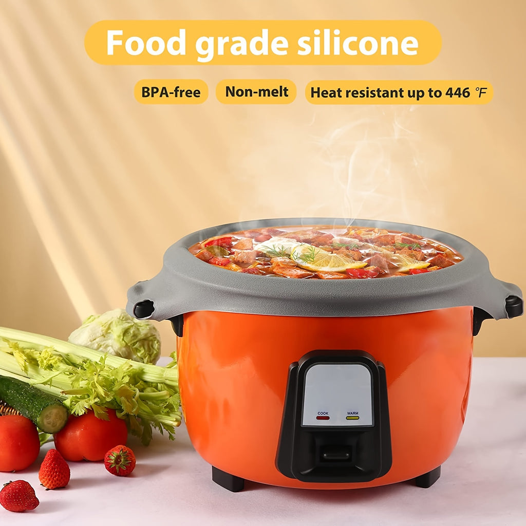 Silicone Slow Cooker Liners, Reusable CooLiner For 6-8 Quarts Slow Cooker, Leakproof Dishwasher Safe Cooker Bags Liners For Oval Or Round 7 8QT Slow Cooker.