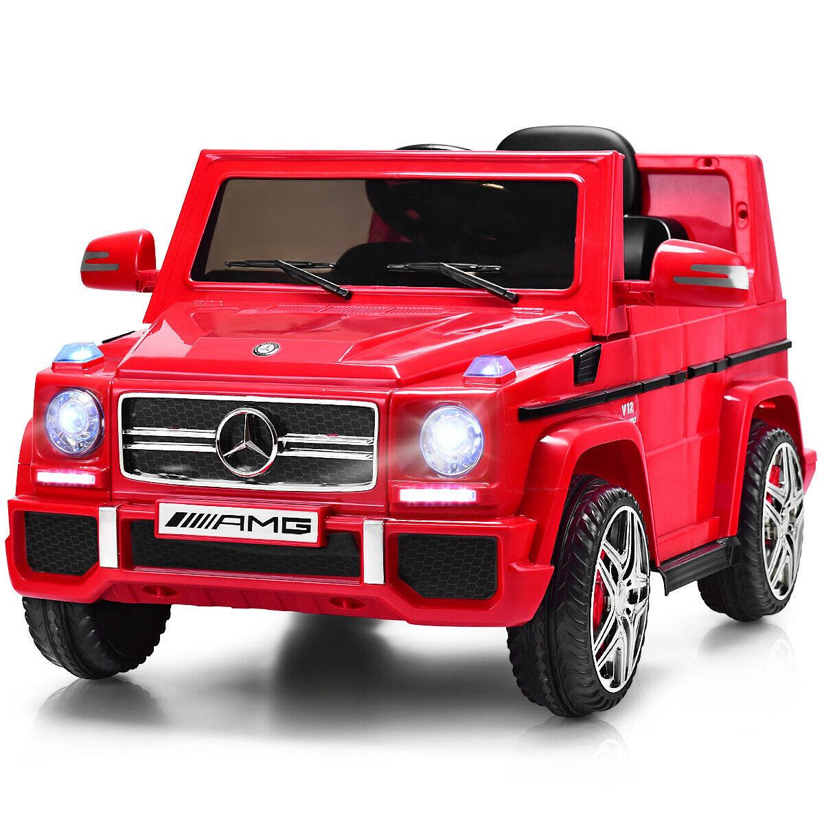 Mercedes Benz G65 Licensed 12V Electric Kids Ride On Car RC Remote Control Red