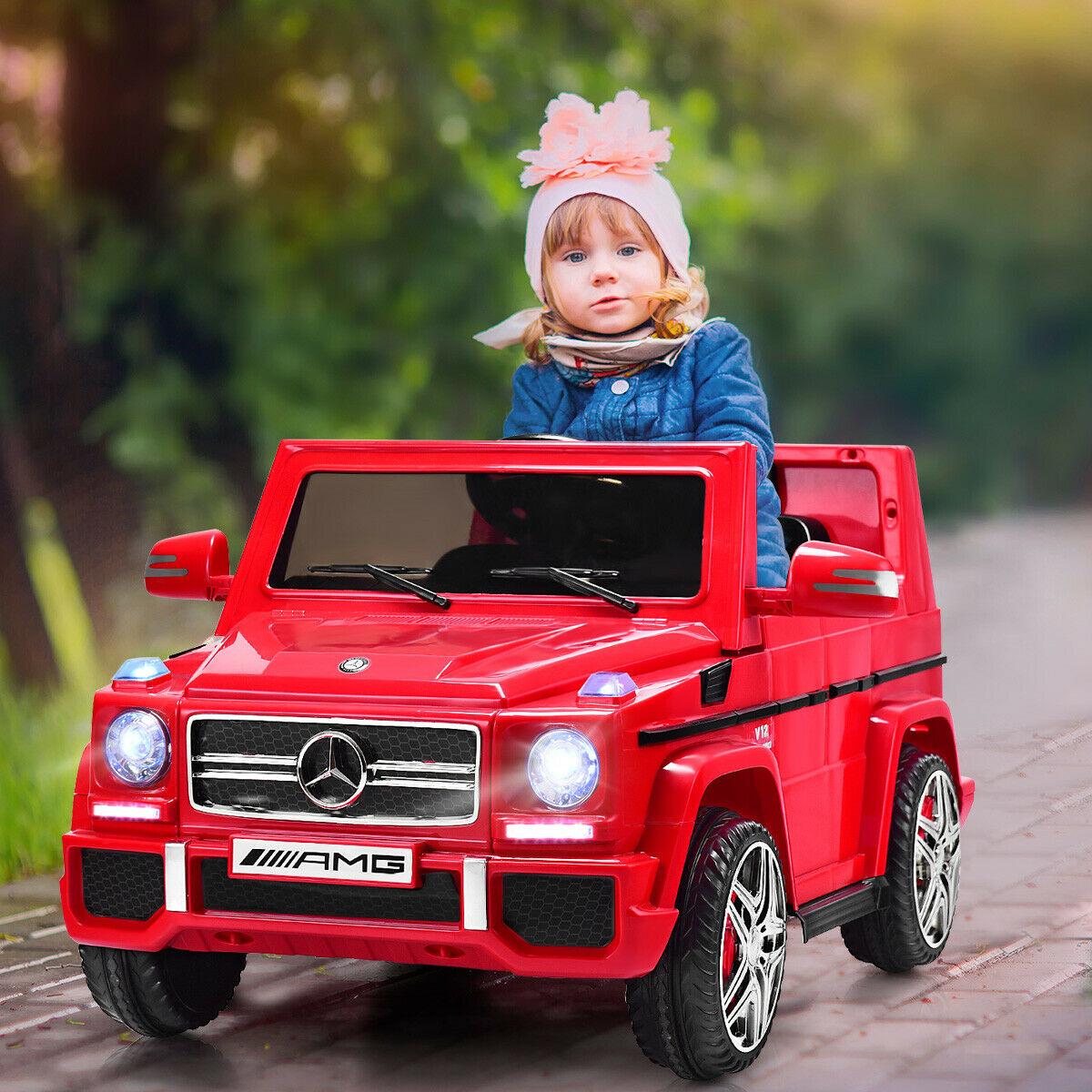 Mercedes Benz G65 Licensed 12V Electric Kids Ride On Car RC Remote Control Red