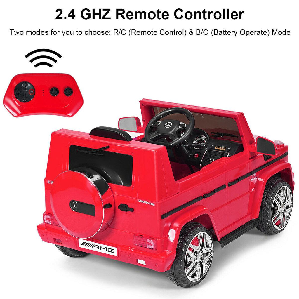 Mercedes Benz G65 Licensed 12V Electric Kids Ride On Car RC Remote Control Red