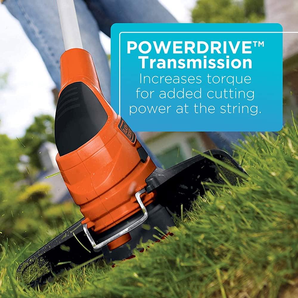 BLACK+DECKER 3-in-1 Lawn Mower, String Trimmer and Edger, 12-Inch, Cordless (MTC220)
