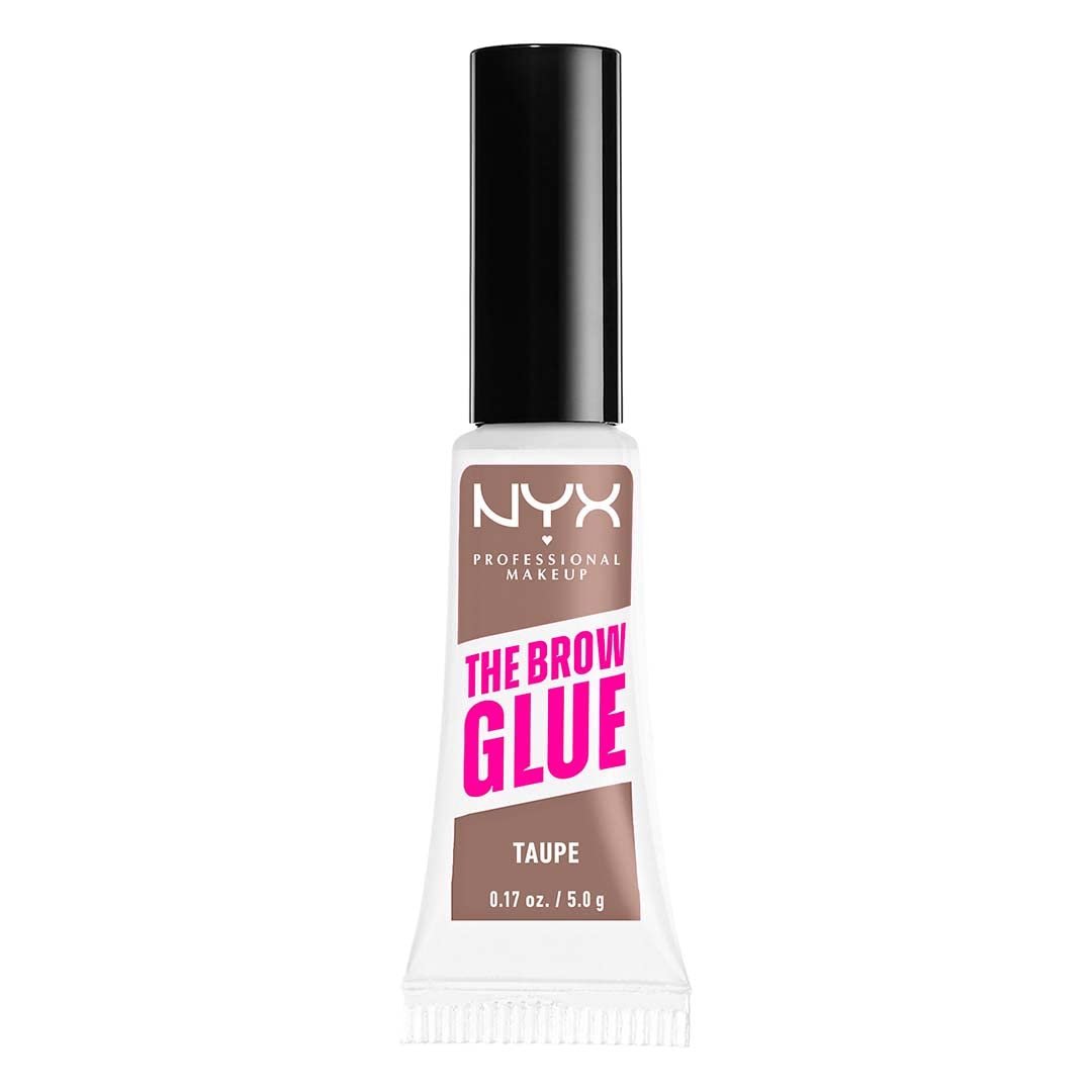 NYX PROFESSIONAL MAKEUP The Brow Glue, Extreme Hold Tinted Eyebrow Gel - Taupe