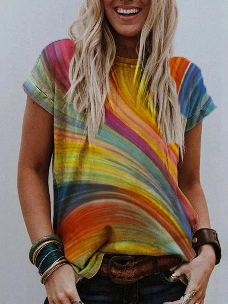 Casual Round Neck T-shirt