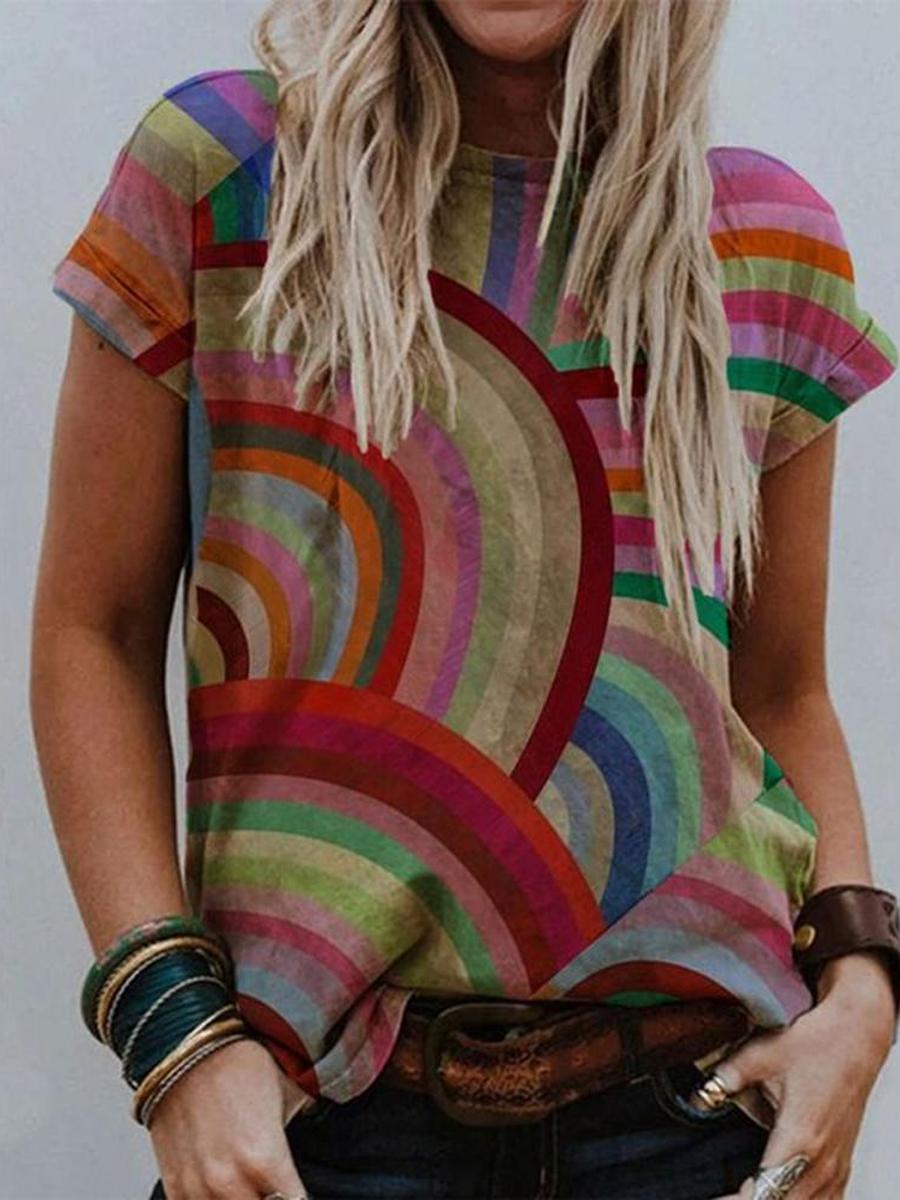 Casual Round Neck T-shirt