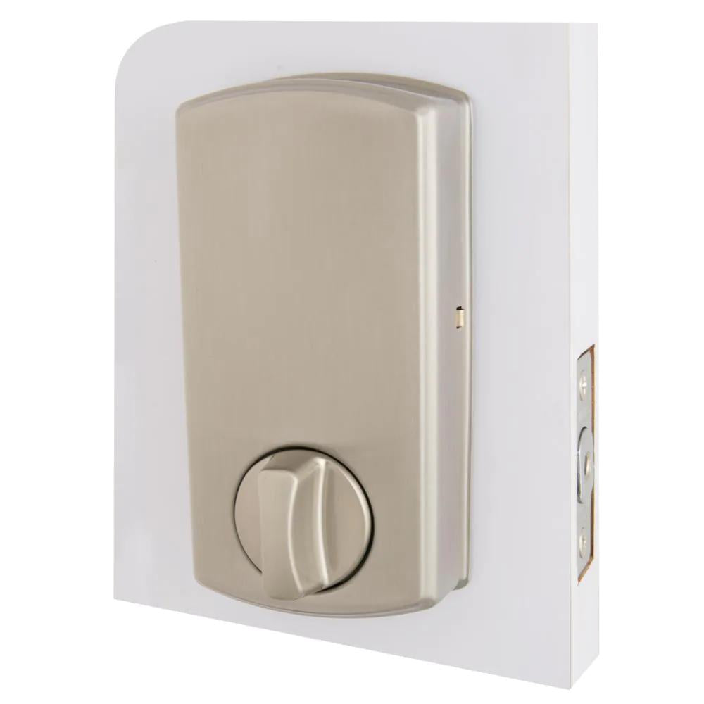 Castle Satin Nickel Electronic Single Cylinder Touchpad Deadbolt