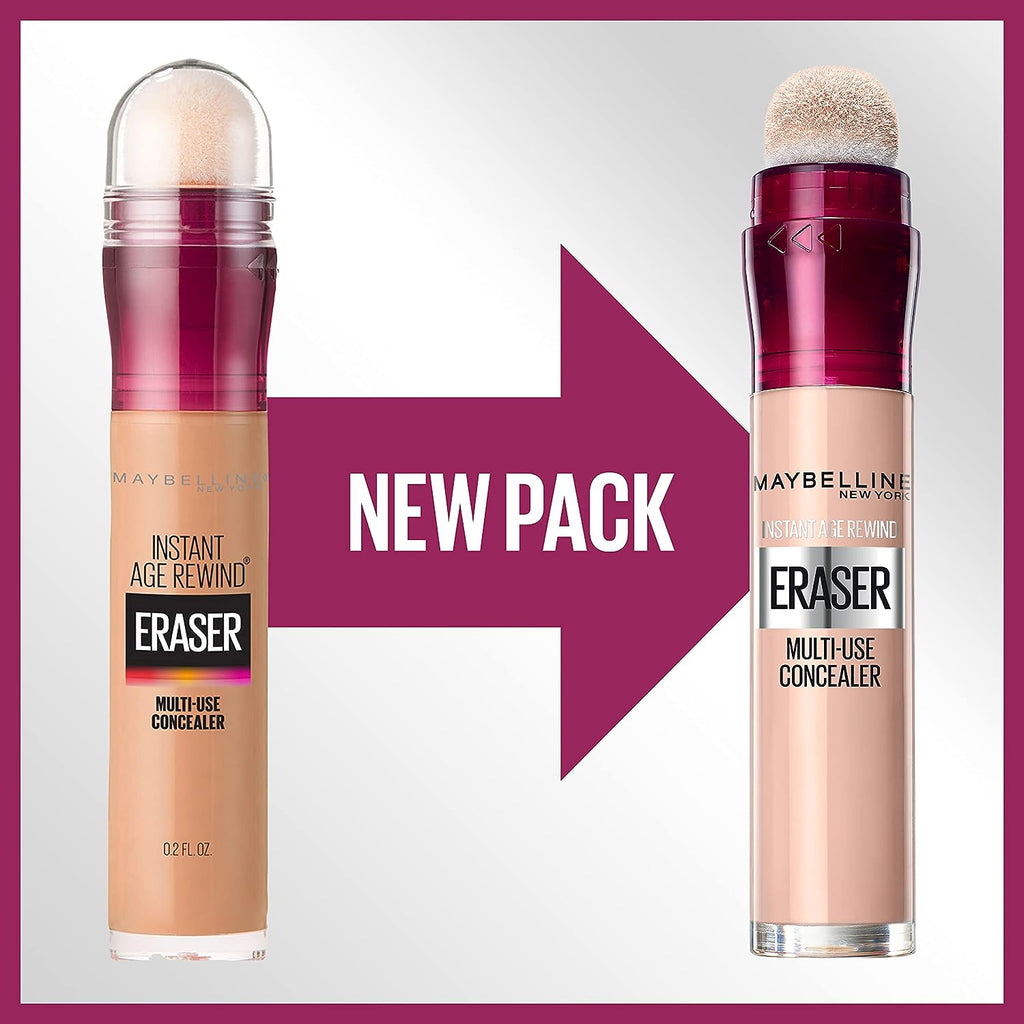 Maybelline New York Instant Age Rewind Eraser Dark Circles Treatment Multi-Use Concealer, 121, 1 Count (Packaging May Vary)