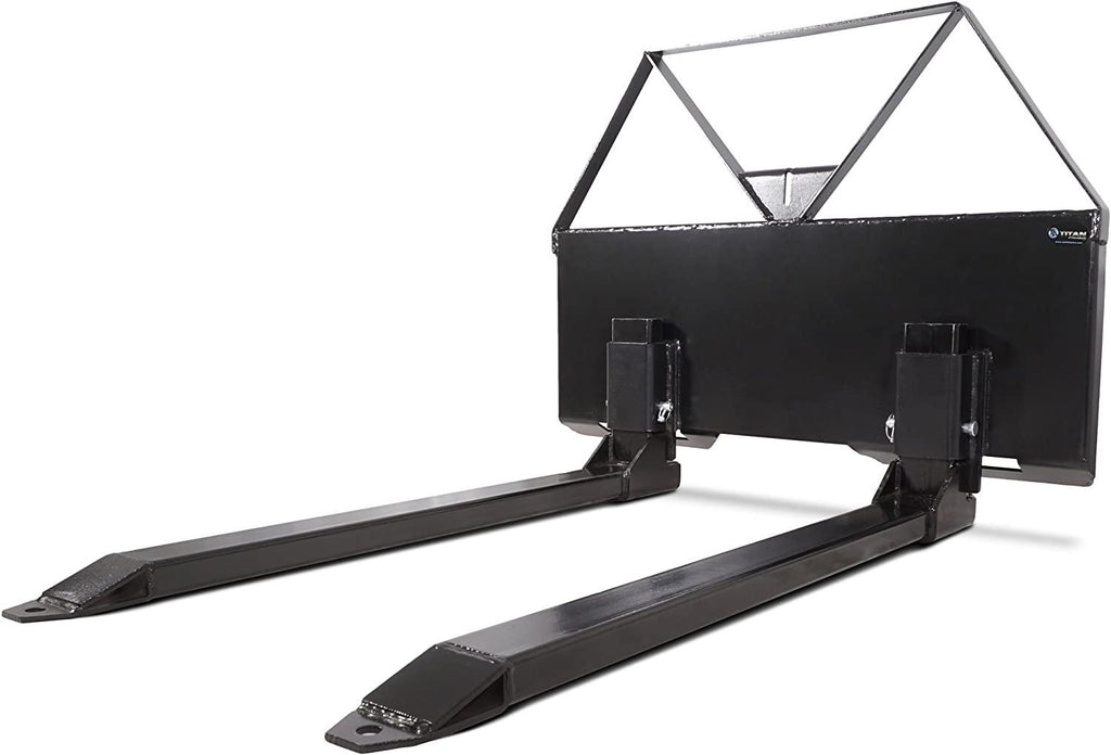 Pallet Forks Attachment for Tractors and Loaders, Skid Steer,  Tach, 46"