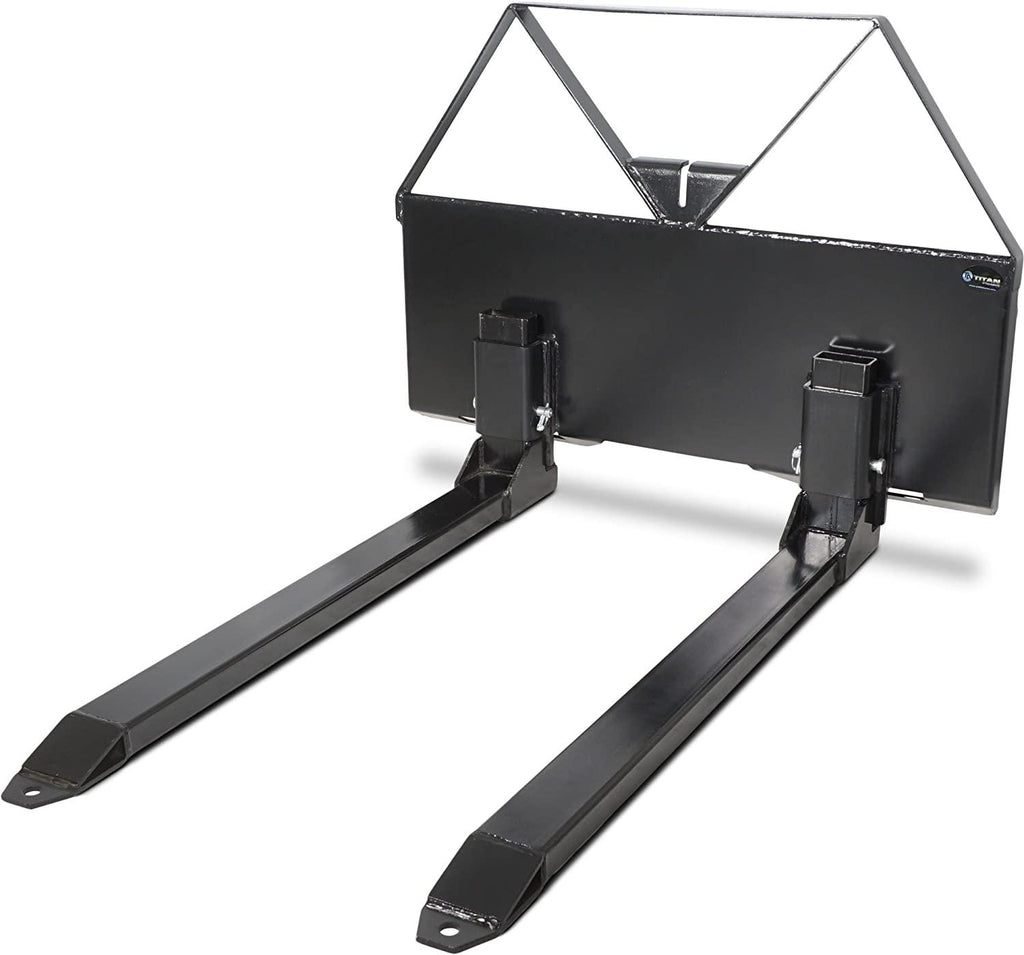 Pallet Forks Attachment for Tractors and Loaders, Skid Steer,  Tach, 46"