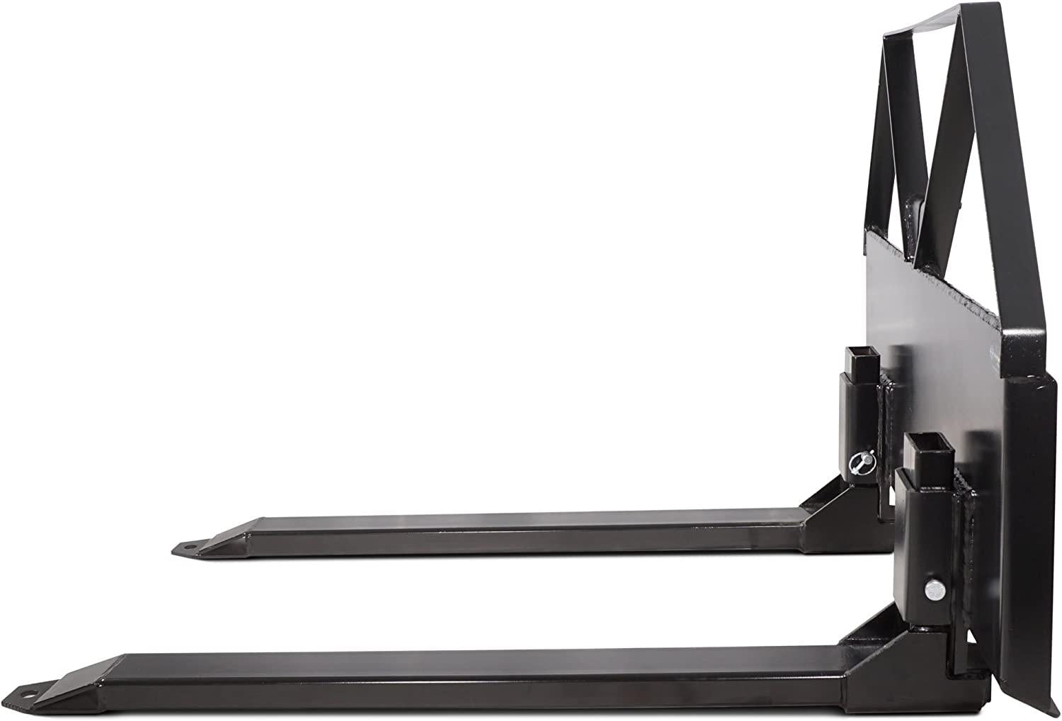 Pallet Forks Attachment for Tractors and Loaders, Skid Steer,  Tach, 46"