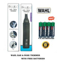 WAHL EAR AND NOSE HAIR NASAL TRIMMER CLIPPER BRAND WITH BATTERIES