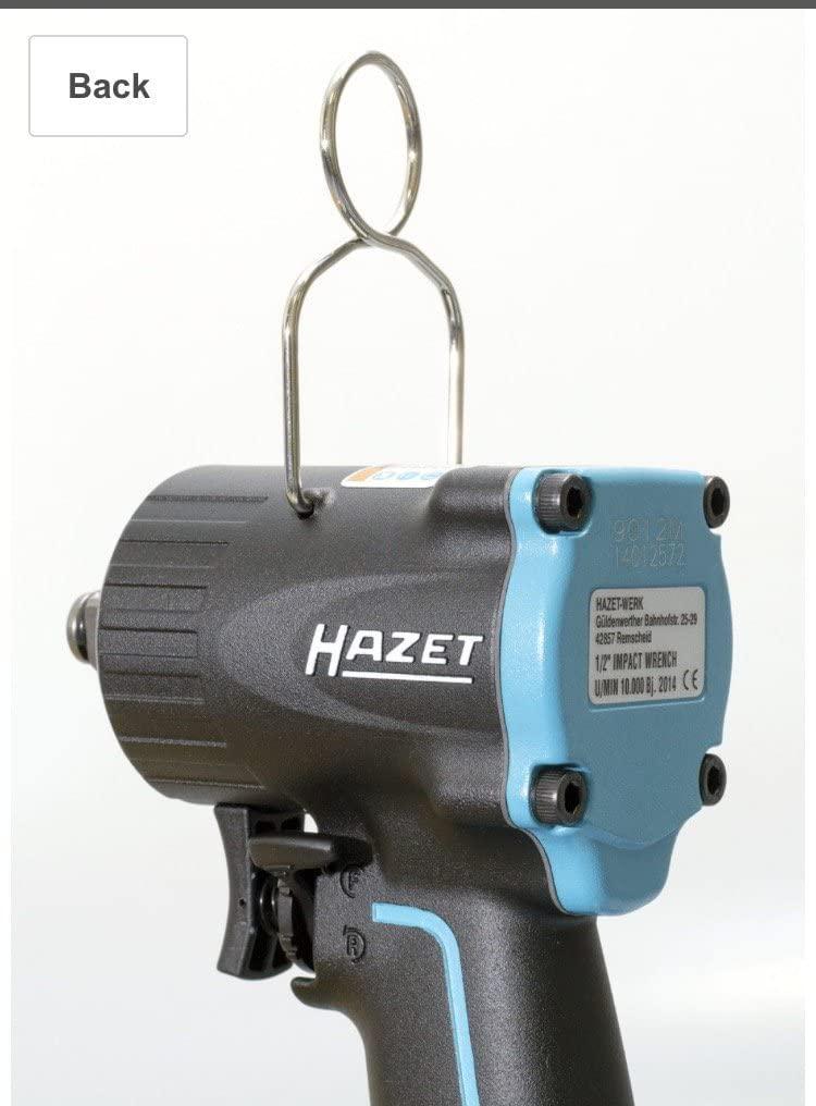 HAZET 9012M 1100 N m X-Short Maximum Loosening Torque Jumbo Hammer StriMechanism Impact Wrench - Multi-Colour by Hazet
