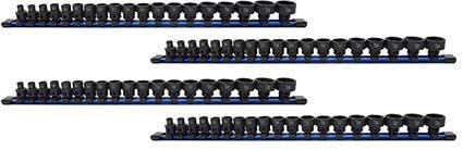 Astro Tools 78319 19pc 3/8" Drive Low Profile Nano Impact Socket Set 6-24mm - No Skips (Four Pack)