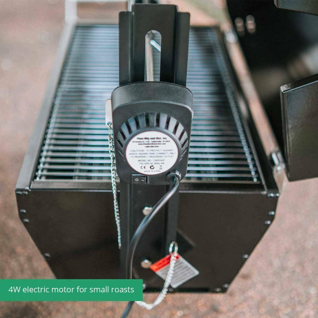 4W Rotisserie Chicken Roaster Grill, Rated 33 LB, 28" Spit