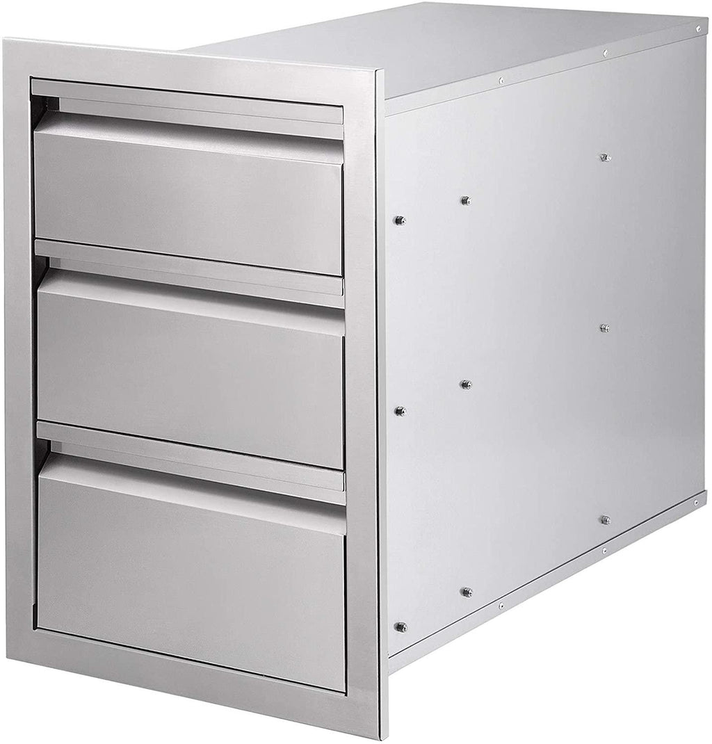 Seeutek Outdoor Kitchen Drawers  Steel 14 X 20 X 23.2 Inch Flush Mount
